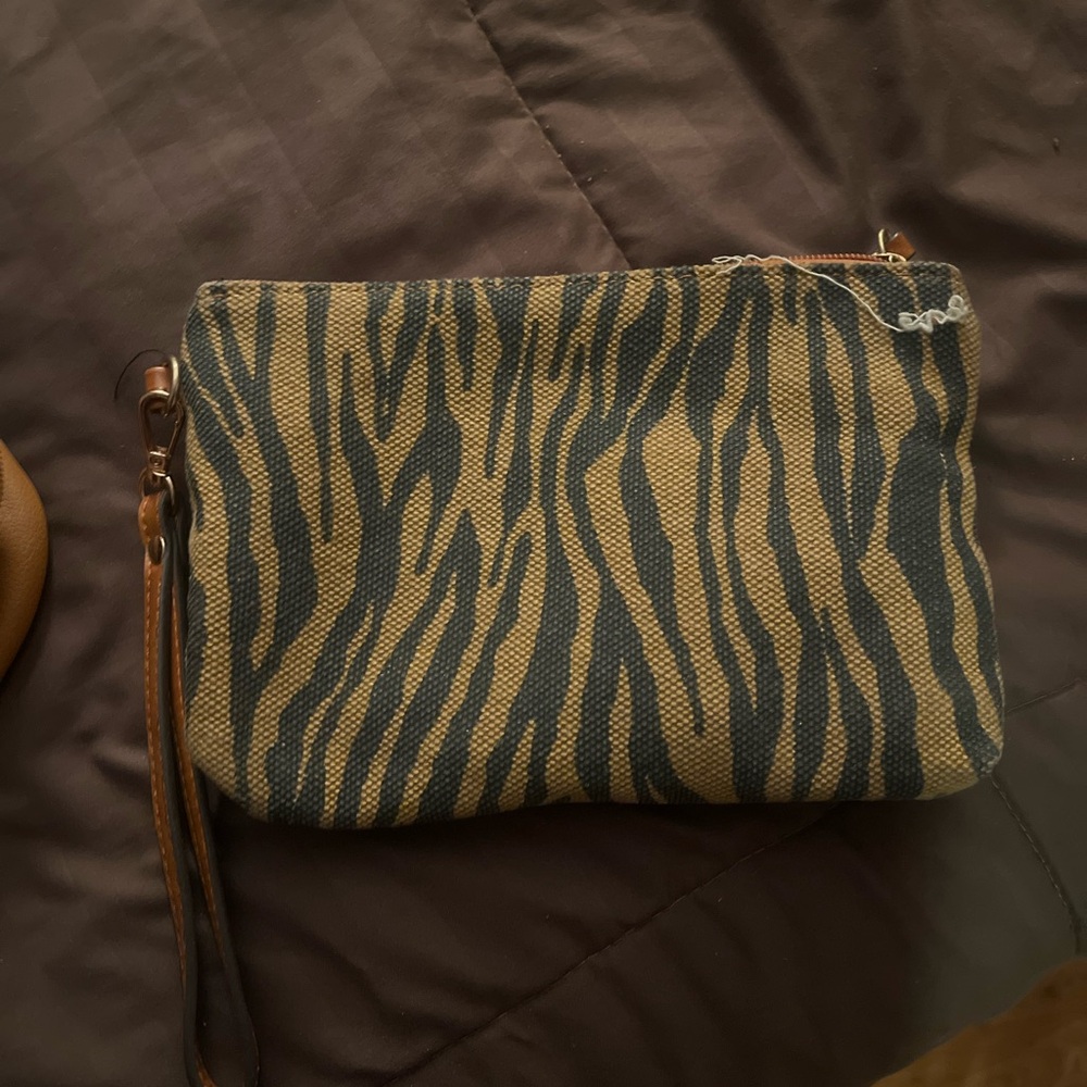 Animal Print Clutch Bag